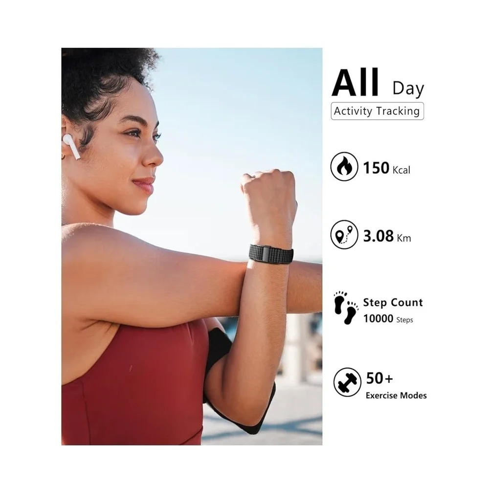 New Smart Health‎ Wristband Activity Fitness Tracker Multi-Sport Black Watch